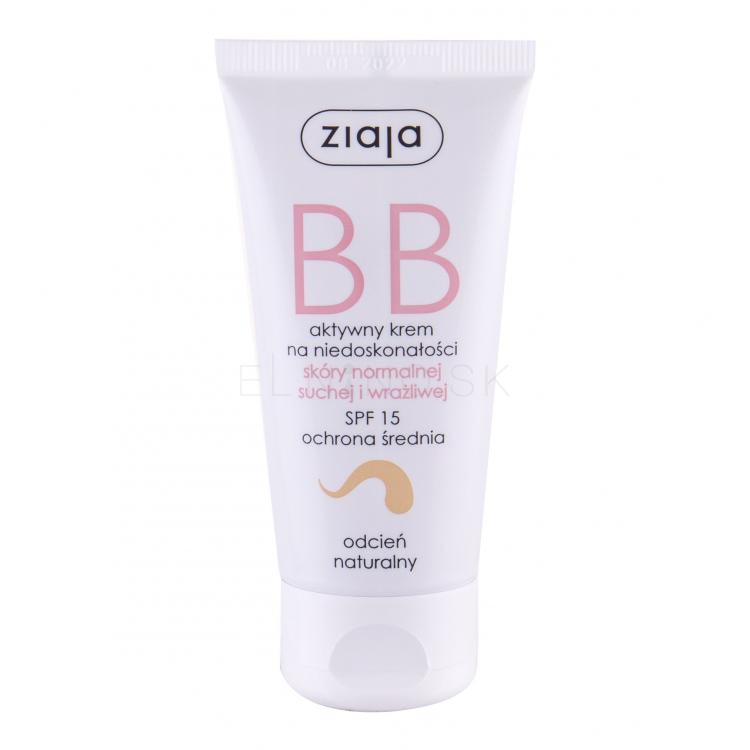 Ziaja BB Cream Normal and Dry Skin SPF15 BB krém pre ženy 50 ml Odtieň Natural