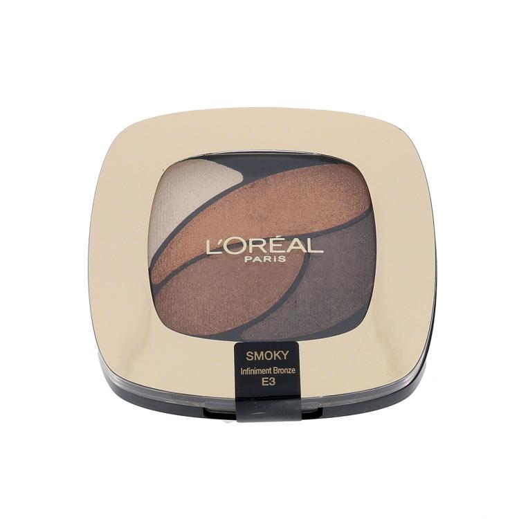 L&#039;Oréal Paris Color Riche Quad Eye Shadows Očný tieň pre ženy 2,5 g Odtieň E3 Infiniment Bronze