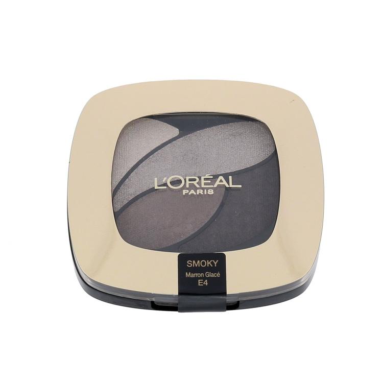 L&#039;Oréal Paris Color Riche Quad Eye Shadows Očný tieň pre ženy 2,5 ml Odtieň E4 Marron Glacé