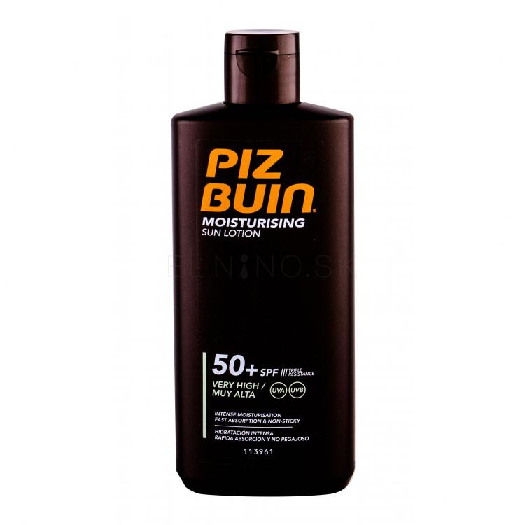 PIZ BUIN Moisturising Sun Lotion SPF50+ Opaľovací prípravok na telo 200 ml
