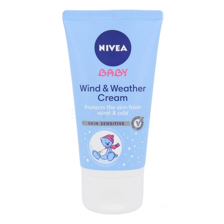 Nivea Baby Wind &amp; Weather Cream Denný pleťový krém pre deti 50 ml