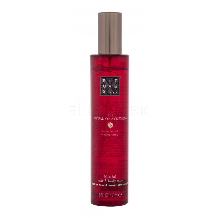 Rituals The Ritual Of Ayurveda Hair &amp; Body Mist Telový sprej pre ženy 50 ml