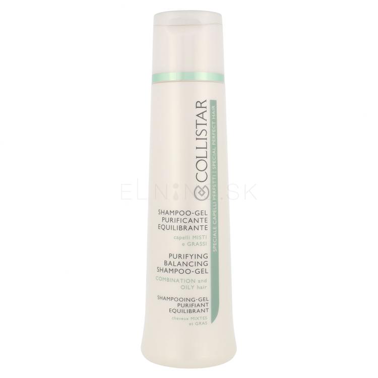 Collistar Purifying Balancing Shampoo-Gel Šampón pre ženy 250 ml