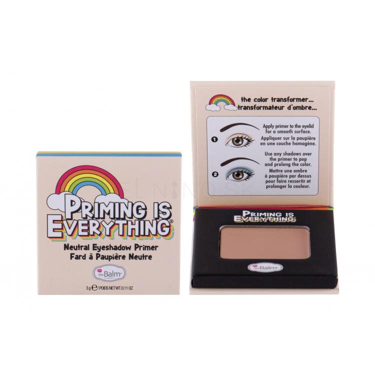 TheBalm Priming is Everything Mineral Eyeshadow Očný tieň pre ženy 0,57 g Odtieň Neutral
