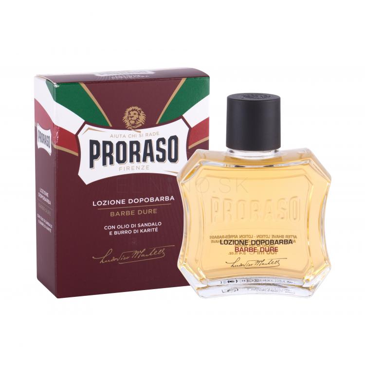 PRORASO Red After Shave Lotion Voda po holení pre mužov 100 ml