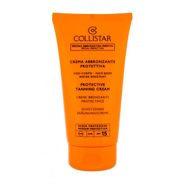 Collistar Special Perfect Tan Protective Tanning Cream SPF15 Opaľovací prípravok na telo pre ženy 150 ml
