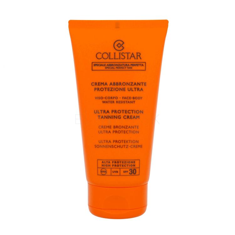 Collistar Special Perfect Tan Ultra Protection Tanning Cream SPF30 Opaľovací prípravok na telo pre ženy 150 ml