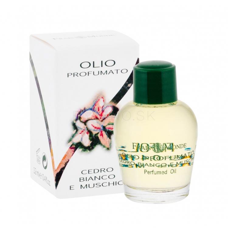 Frais Monde White Cedar And Musk Parfumovaný olej pre ženy 12 ml