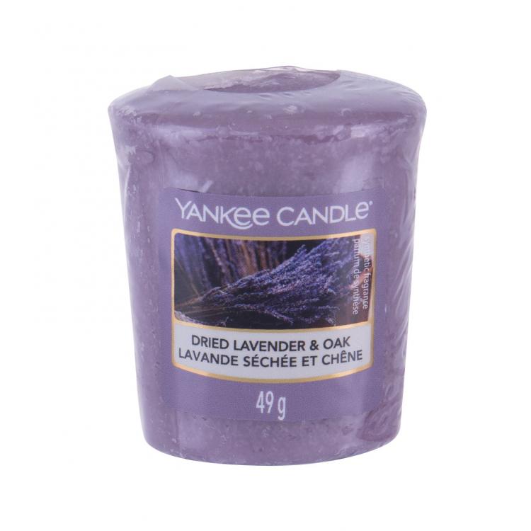 Yankee Candle Dried Lavender &amp; Oak Vonná sviečka 49 g