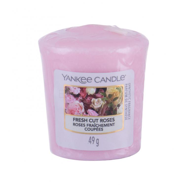 Yankee Candle Fresh Cut Roses Vonná sviečka 49 g