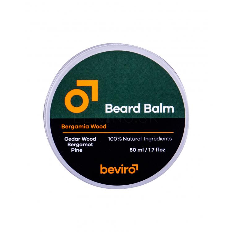 Be-Viro Men´s Only Beard Balm Cedar Wood, Bergamot, Pine Balzam na fúzy pre mužov 50 ml