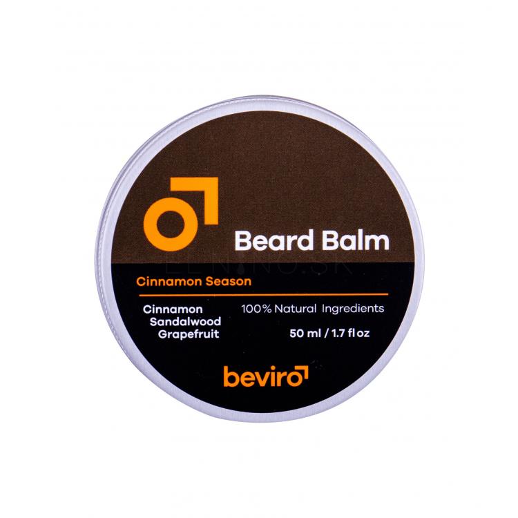 Be-Viro Men´s Only Beard Balm Grapefruit, Cinnamon, Sandal Wood Balzam na fúzy pre mužov 50 ml