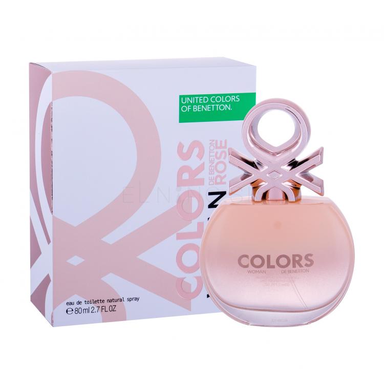 Benetton Colors de Benetton Rose Toaletná voda pre ženy 80 ml