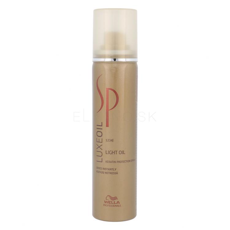 Wella Professionals SP Luxeoil Keratin Protection Light Oil Spray Pre lesk vlasov pre ženy 75 ml