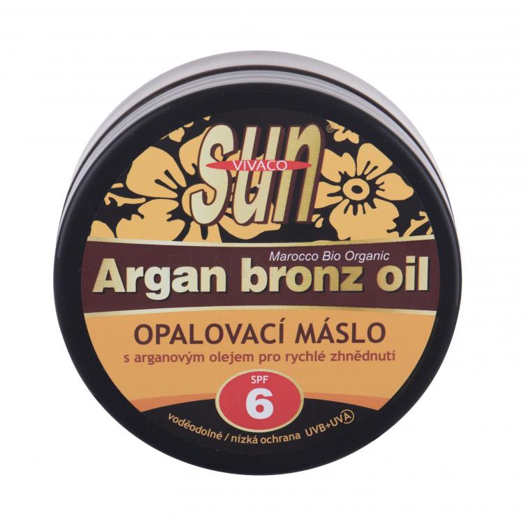 Vivaco Sun Argan Bronz Oil Suntan Butter SPF6 Opaľovací prípravok na telo 200 ml