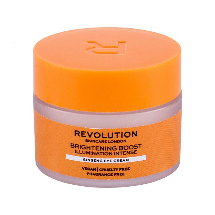 Revolution Skincare Brightening Boost Ginseng Očný krém pre ženy 15 ml