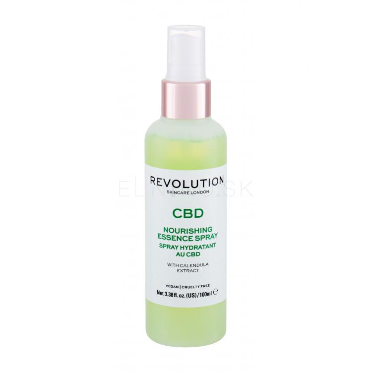 Revolution Skincare CBD Nourishing Essence Spray Pleťová voda a sprej pre ženy 100 ml