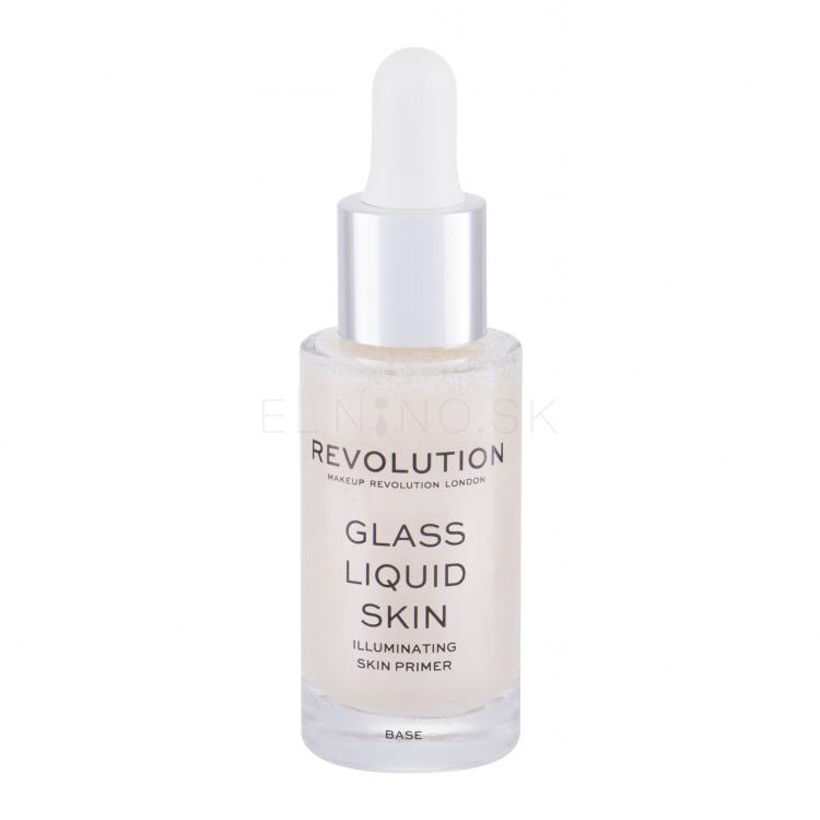 Makeup Revolution London Glass Liquid Skin Pleťové sérum pre ženy 17 ml
