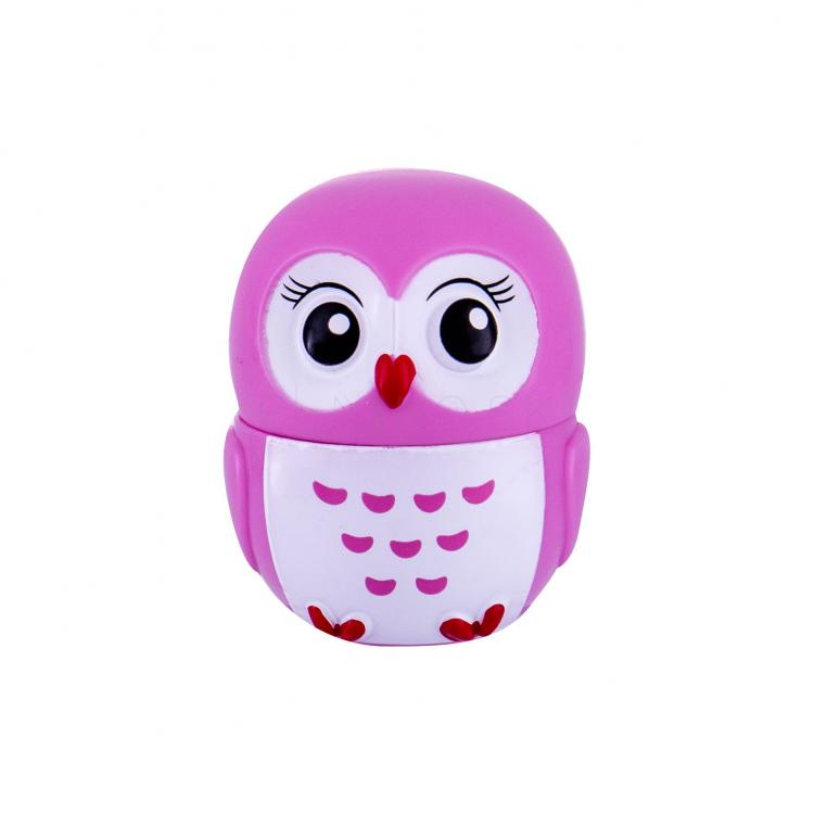 2K Lovely Owl Raspberry Balzam na pery pre deti 3 g