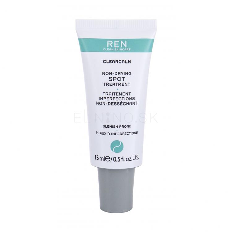 REN Clean Skincare Clearcalm 3 Non-Drying Spot Treatment Lokálna starostlivosť pre ženy 15 ml