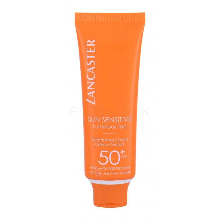 Lancaster Sun Sensitive Luminous Tan Comforting Cream SPF50+ Opaľovací prípravok na tvár 50 ml