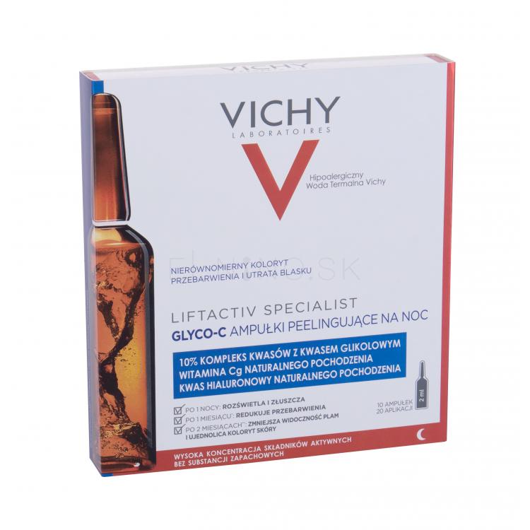 Vichy Liftactiv Glyco-C Night Peel Ampoules Pleťové sérum pre ženy 20 ml