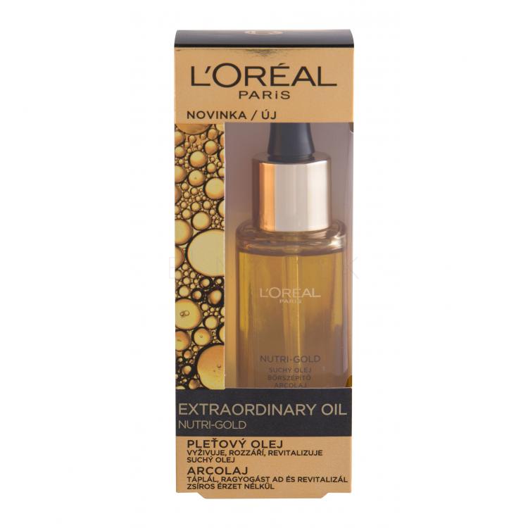 L&#039;Oréal Paris Nutri-Gold Extraordinary Oil Pleťový olej pre ženy 30 ml