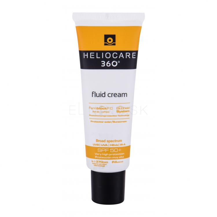 Heliocare 360° Fluid Cream SPF50+ Opaľovací prípravok na tvár 50 ml