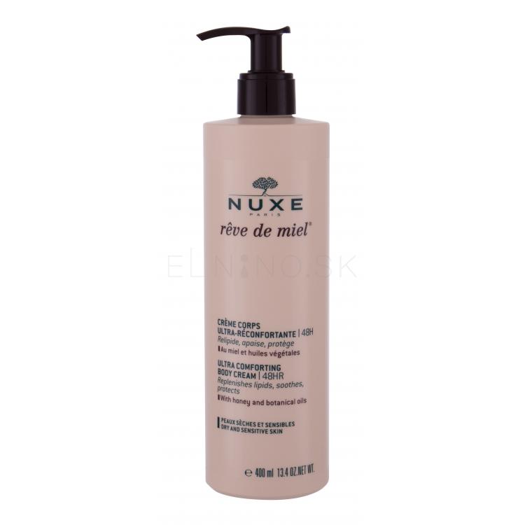 NUXE Rêve de Miel Ultra Comforting Body Cream 48HR Telový krém pre ženy 400 ml