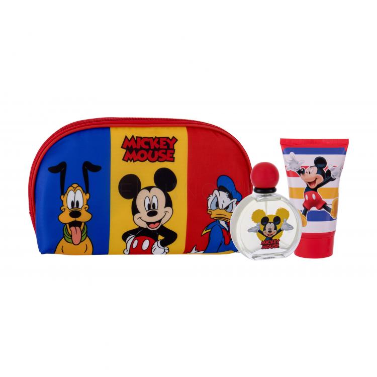 Disney Mickey Mouse Darčeková kazeta toaletná voda 50 ml + sprchovací gél 100 ml + kozmetická taška