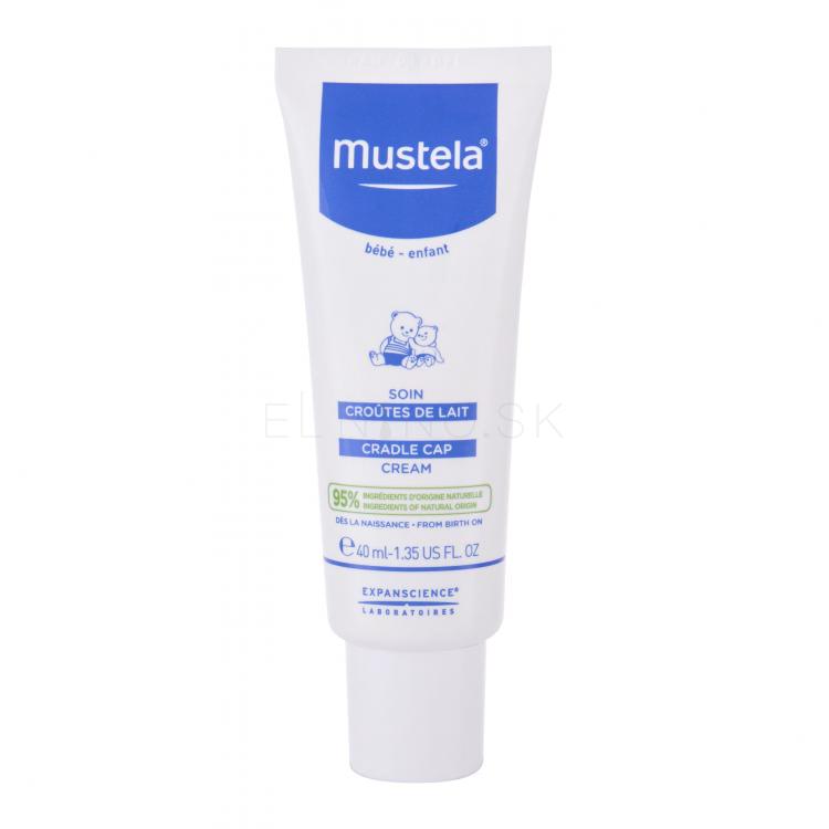 Mustela Bébé Cradle Cap Denný pleťový krém pre deti 40 ml