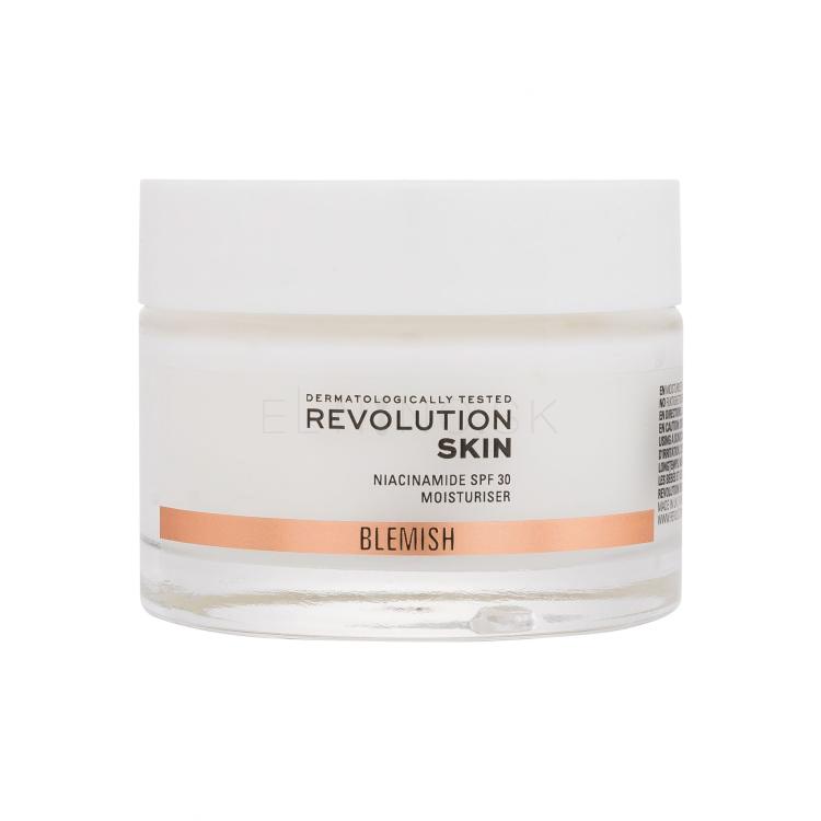 Revolution Skincare Blemish Niacinamide Moisturiser SPF30 Denný pleťový krém pre ženy 50 ml