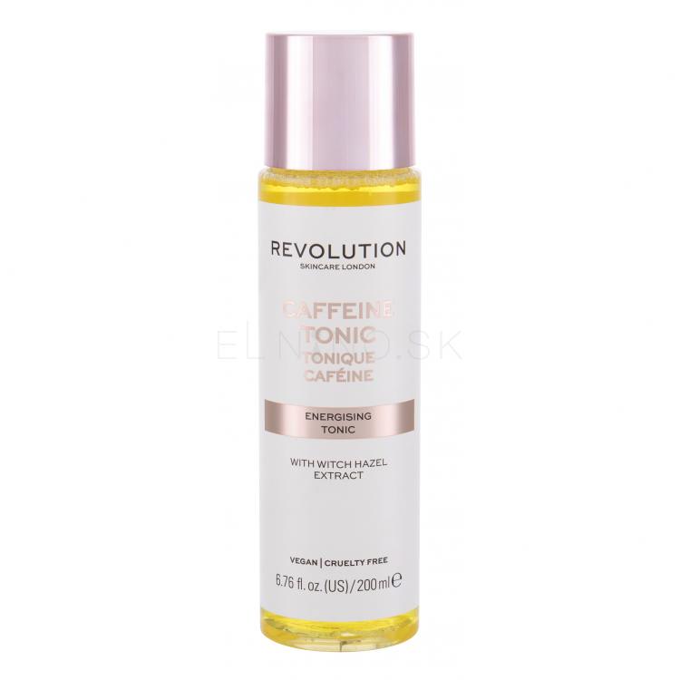 Revolution Skincare Caffeine Tonic Pleťová voda a sprej pre ženy 200 ml
