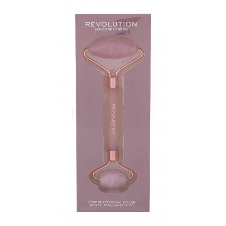 Revolution Skincare Roller Rose Quartz Facial Roller Masážny valček a kameň pre ženy 1 ks