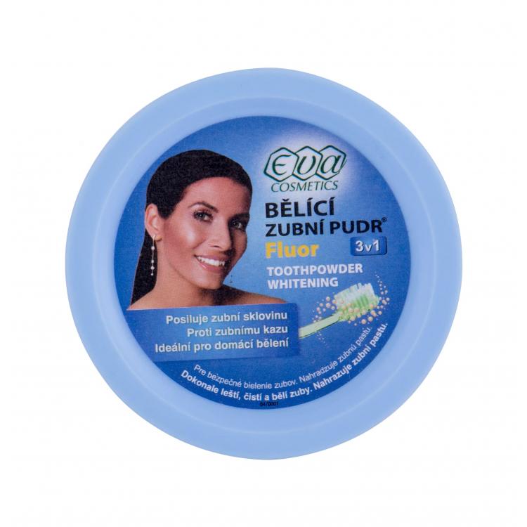 Eva Cosmetics Whitening Toothpowder Fluor Bielenie zubov 30 g