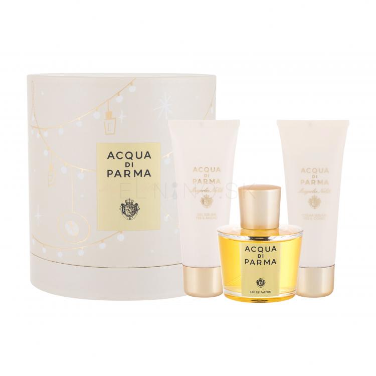 Acqua di Parma Le Nobili Magnolia Nobile Darčeková kazeta parfumovaná voda 100 ml + telový krém 75 g + sprchovací gél 75 ml