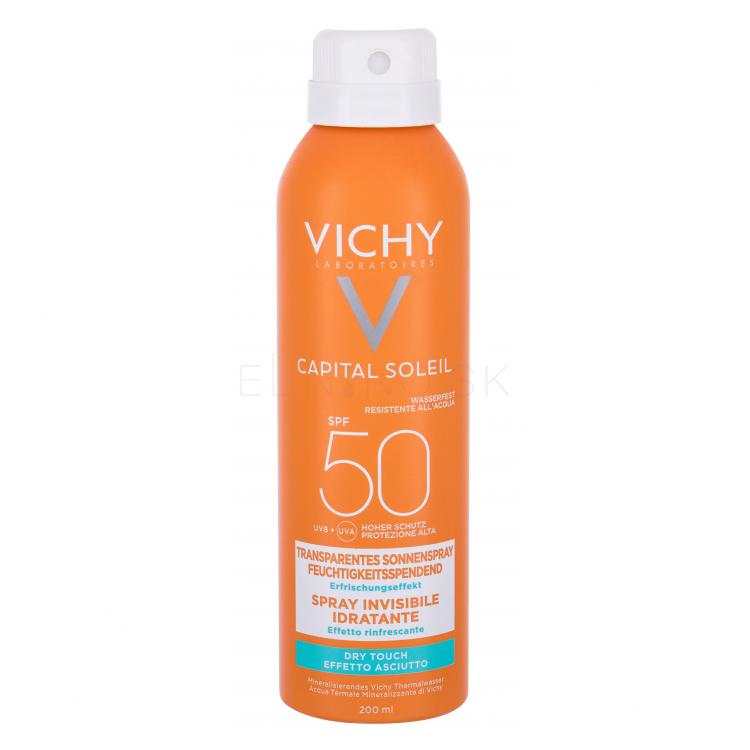 Vichy Capital Soleil Invisible Hydrating Mist SPF50 Opaľovací prípravok na telo pre ženy 200 ml