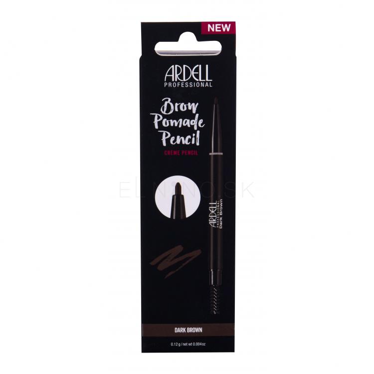 Ardell Brow Pomade Pencil Ceruzka na obočie pre ženy 0,12 g Odtieň Dark Brown