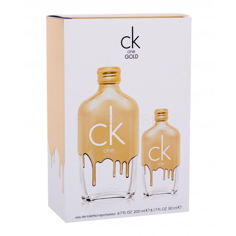 Calvin Klein CK One Gold Darčeková kazeta toaletná voda 200 ml + toaletná voda 50 ml