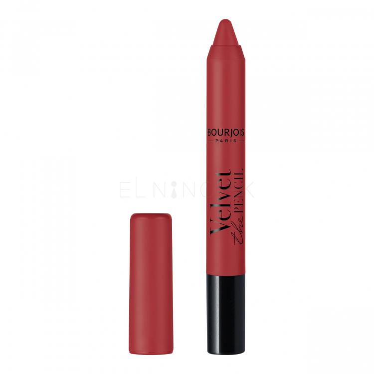 BOURJOIS Paris Velvet The Pencil Rúž pre ženy 3 g Odtieň 11 Red Vin´tage