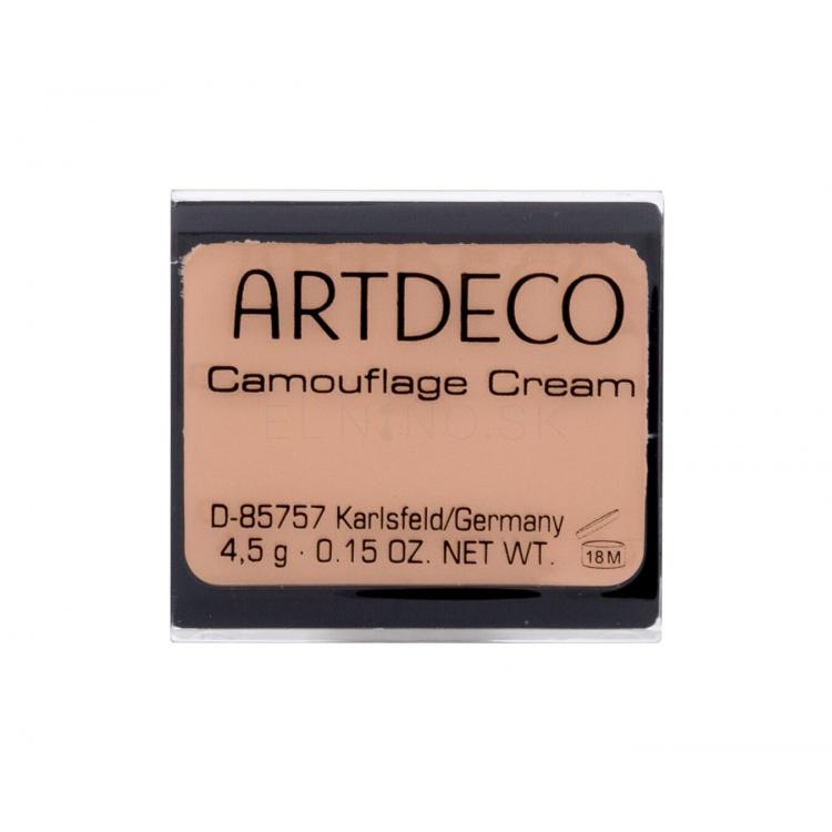 Artdeco Camouflage Cream Korektor pre ženy 4,5 g Odtieň 18 Natural Apricot