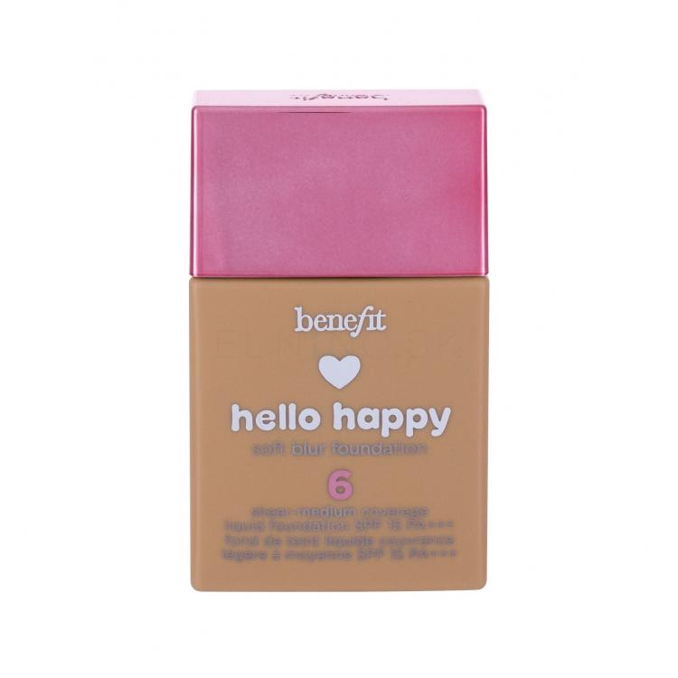 Benefit Hello Happy SPF15 Make-up pre ženy 30 ml Odtieň 06 Medium warm