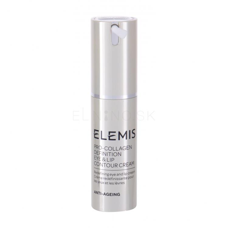 Elemis Pro-Collagen Definition Eye &amp; Lip Contour Očný krém pre ženy 15 ml