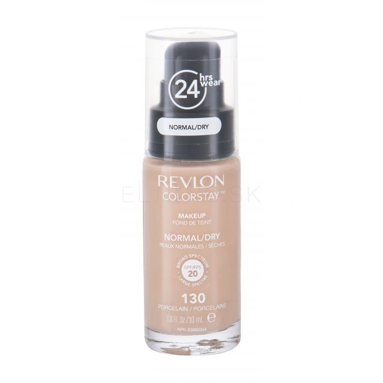 Revlon Colorstay Normal Dry Skin SPF20 Make-up pre ženy 30 ml Odtieň 130 Porcelain