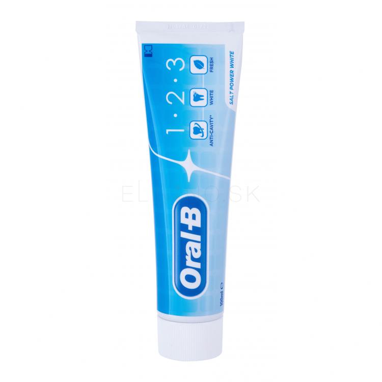 Oral-B 1-2-3 Salt Power White Zubná pasta 100 ml