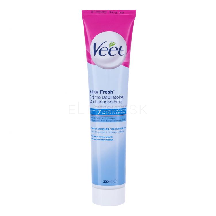 Veet Silky Fresh™ Sensitive Skin Depilačný prípravok pre ženy 200 ml