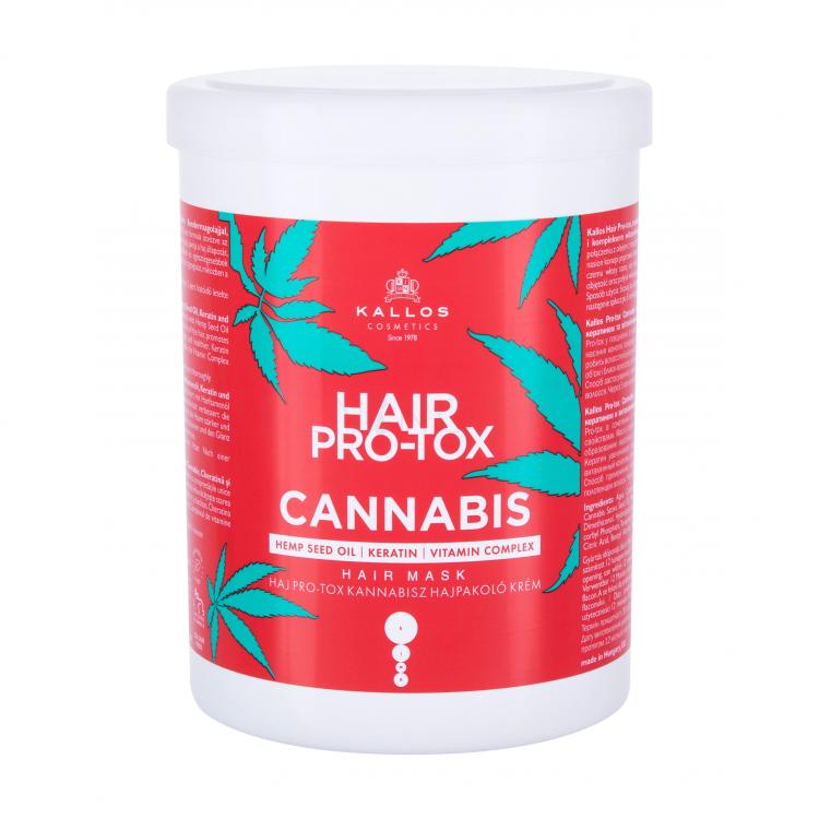 Kallos Cosmetics Hair Pro-Tox Cannabis Maska na vlasy pre ženy 1000 ml