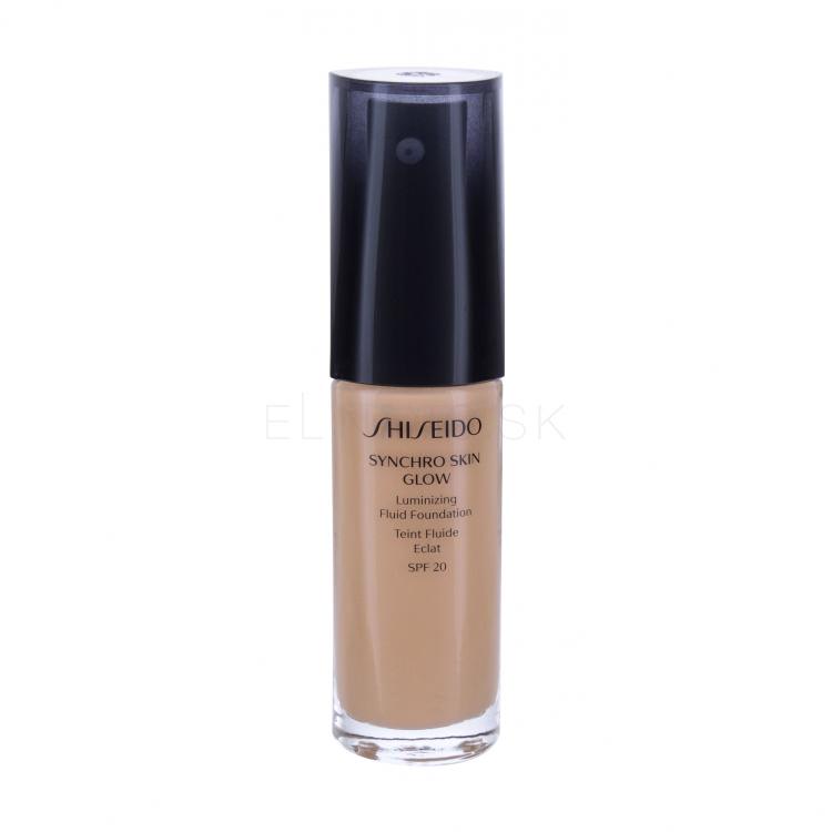 Shiseido Synchro Skin Glow SPF20 Make-up pre ženy 30 ml Odtieň Golden 4