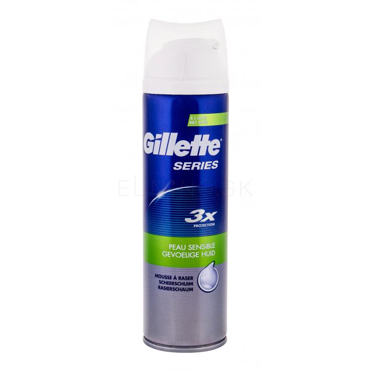 Gillette Series Sensitive Pena na holenie pre mužov 250 ml
