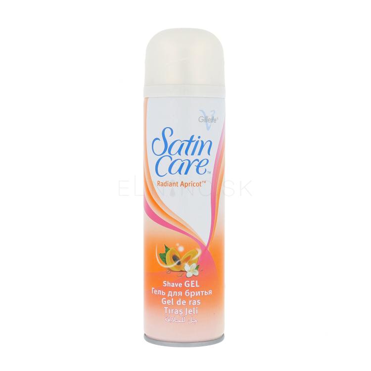 Gillette Satin Care Radiant Apricot Gél na holenie pre ženy 200 ml